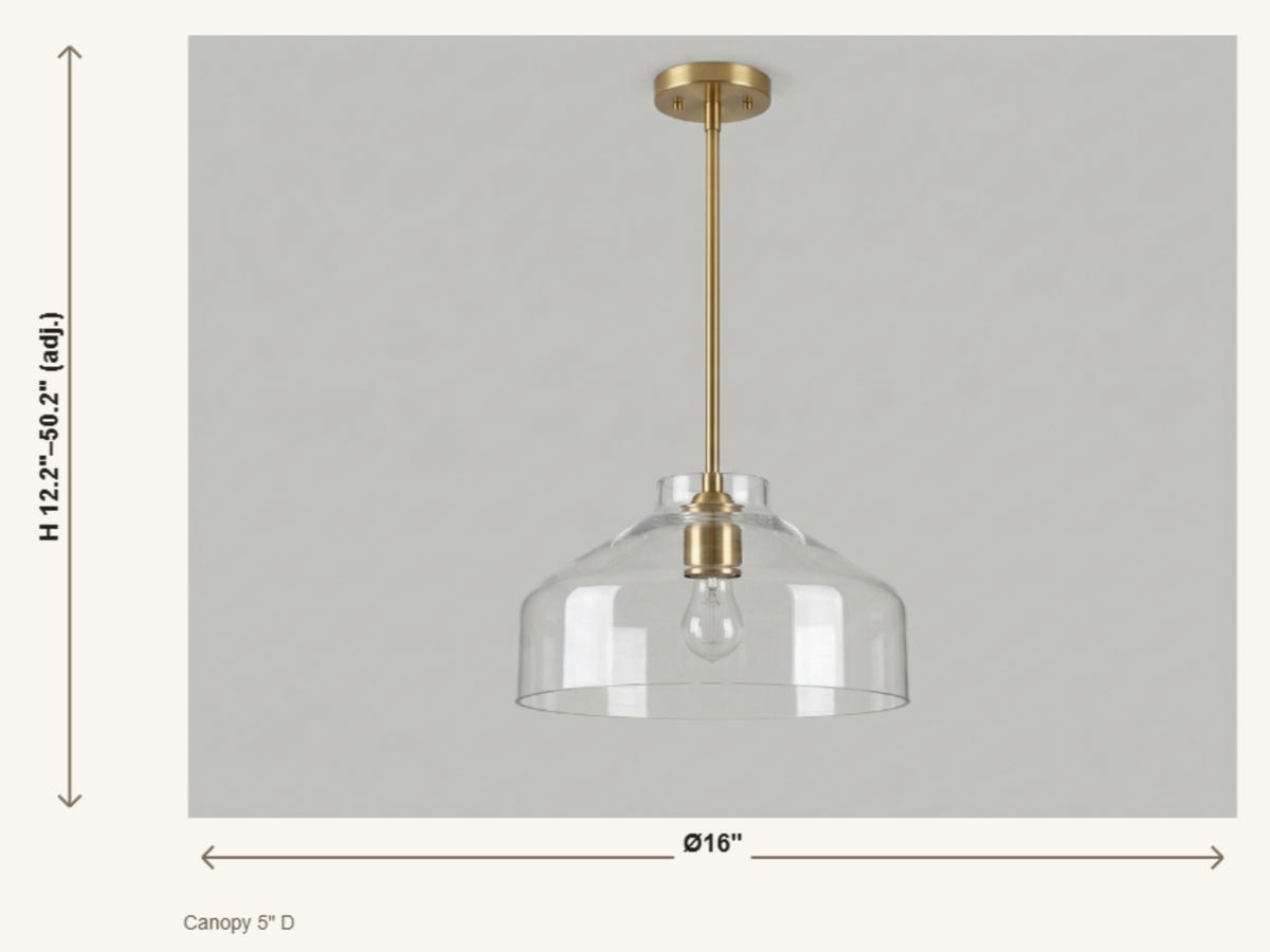Dimension drawing — Nerys Morandi Pendant