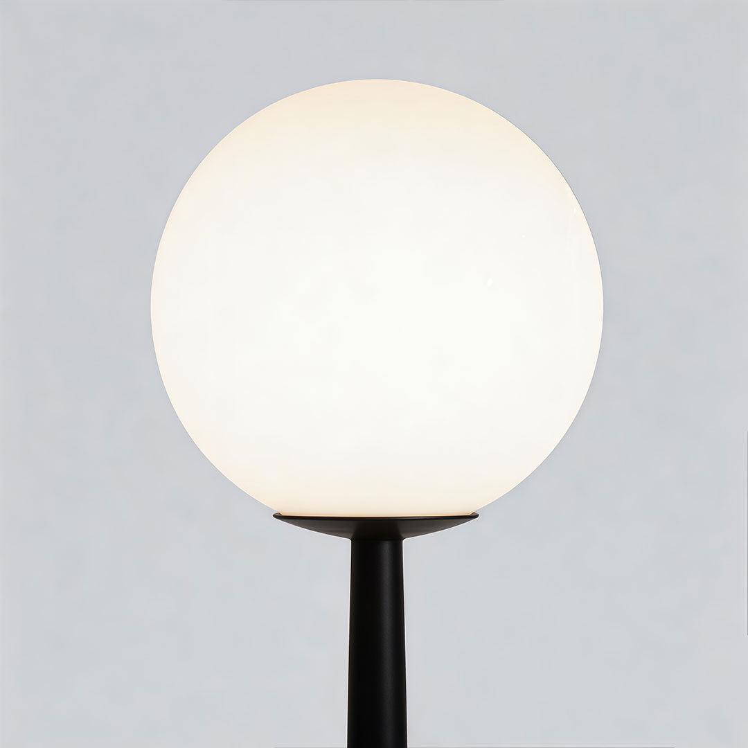 Outdoor Black Floor Lamps Roman Column Vintage Landscape Light