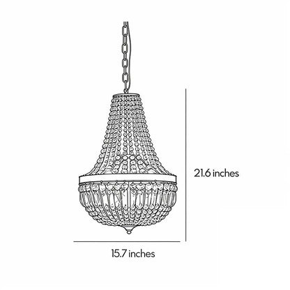 Outdoor Hanging Lantern Light Fixtures Luxury Crystal Ceiling Light