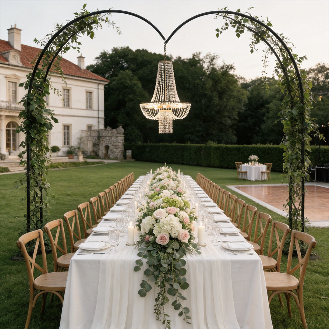 Outdoor Hanging Light Fixture European Wedding Crystal Ceiling Light