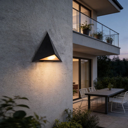 Outdoor LED Wall Sconce American Triangular Waterproof Light