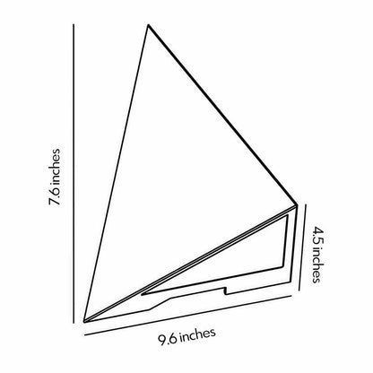 Outdoor LED Wall Sconce American Triangular Waterproof Light