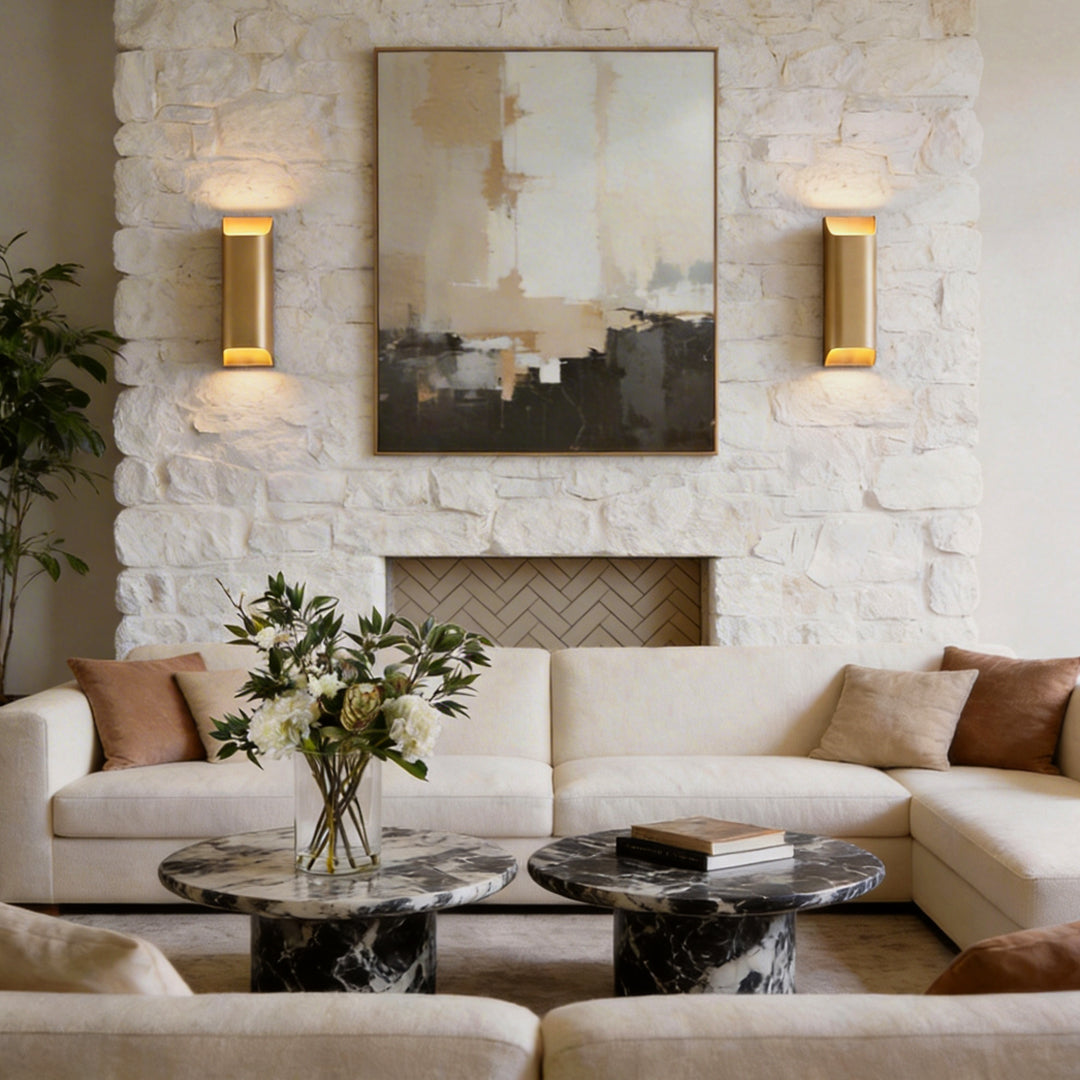Brass Wall Light Modern Minimalist up and down Lighting