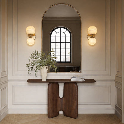 Up and Down Moon Brass Italian Luxury Creative Wall Lamp