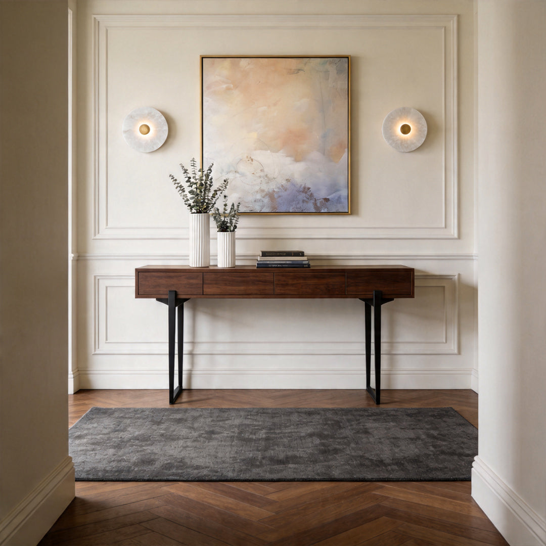 Round Wall Light Natural Marble Nordic Luxury Light