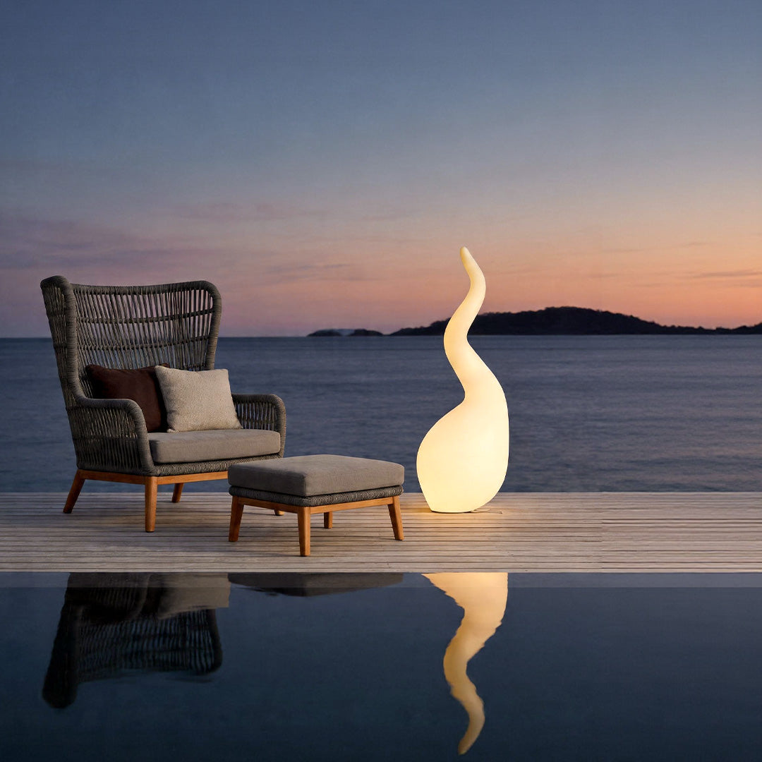 Patio Outdoor Floor Lamps Water Drop Decoration Landscape Lamp