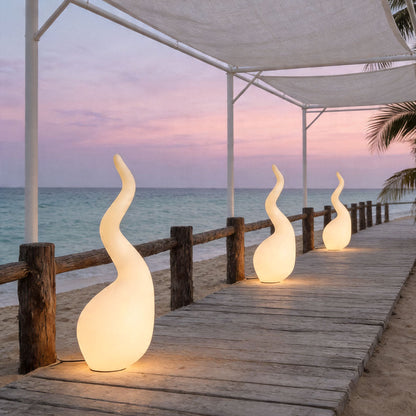 Patio Outdoor Floor Lamps Water Drop Decoration Landscape Lamp