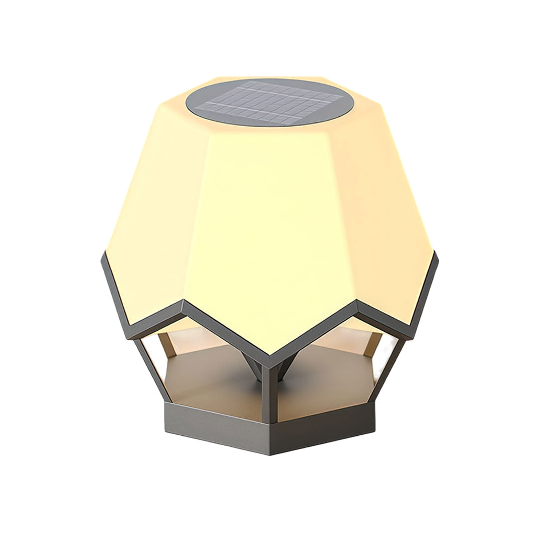 Pillar Top Solar Lights Waterproof Garden Gate Light
