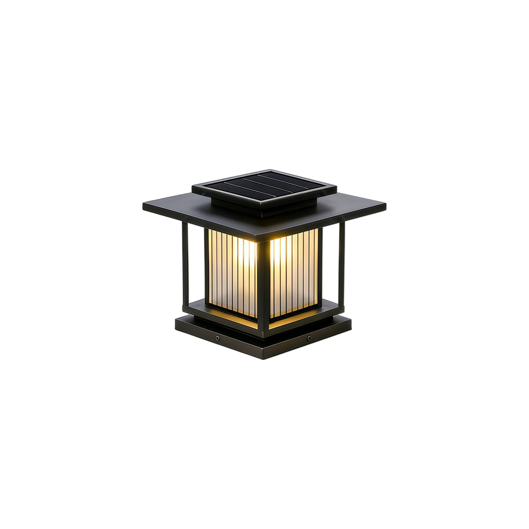 Solar-Powered Pillar Lights