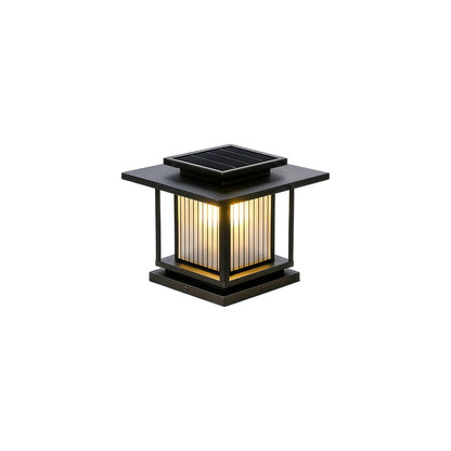 Solar-Powered Pillar Lights