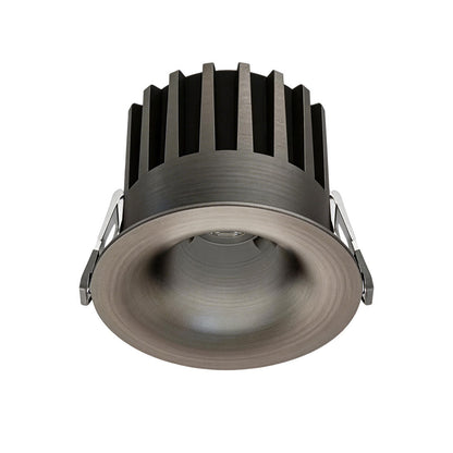 2 PCS Recessed Ceiling Spotlight Frameless Silver Glare-Free Light
