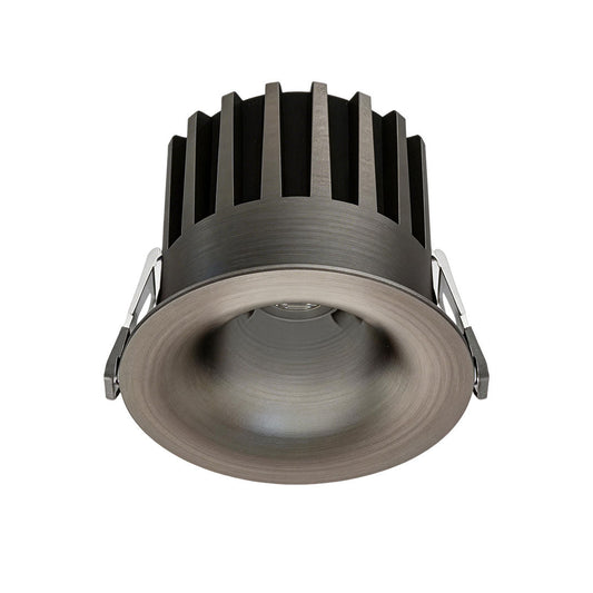 2 PCS Recessed Ceiling Spotlight Frameless Silver Glare-Free Light
