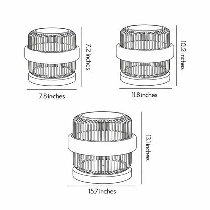 Round Pillar Lights Outdoor Waterproof Garden Landscape Light