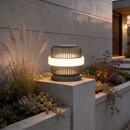 Round Pillar Lights Outdoor Waterproof Garden Landscape Light