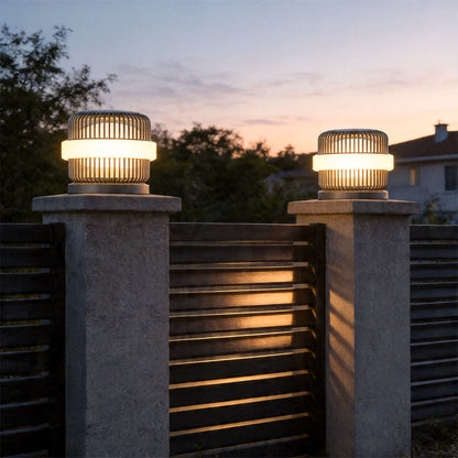 Round Pillar Lights Outdoor Waterproof Garden Landscape Light