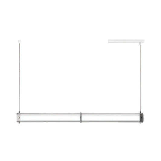 Contemporary Linear Pendant Ceiling Light | Gray & Black, 39–47 Inch, Kitchen & Living Room