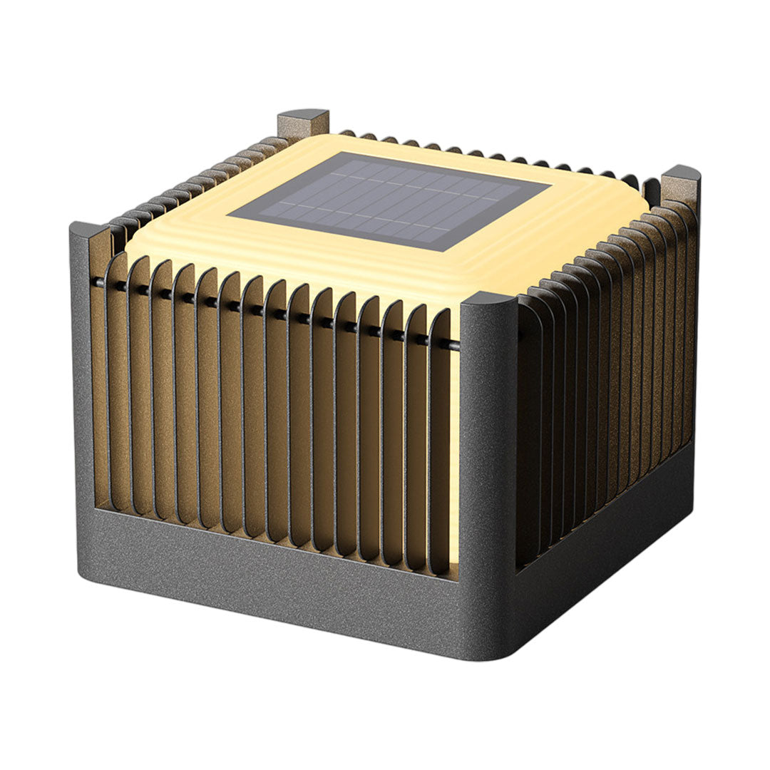 Solar Driveway Pillar Lights Waterproof Stainless Steel Light