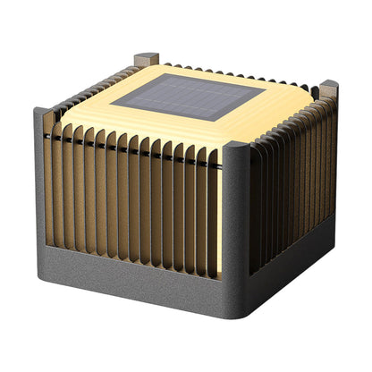 Solar Driveway Pillar Lights Waterproof Stainless Steel Light