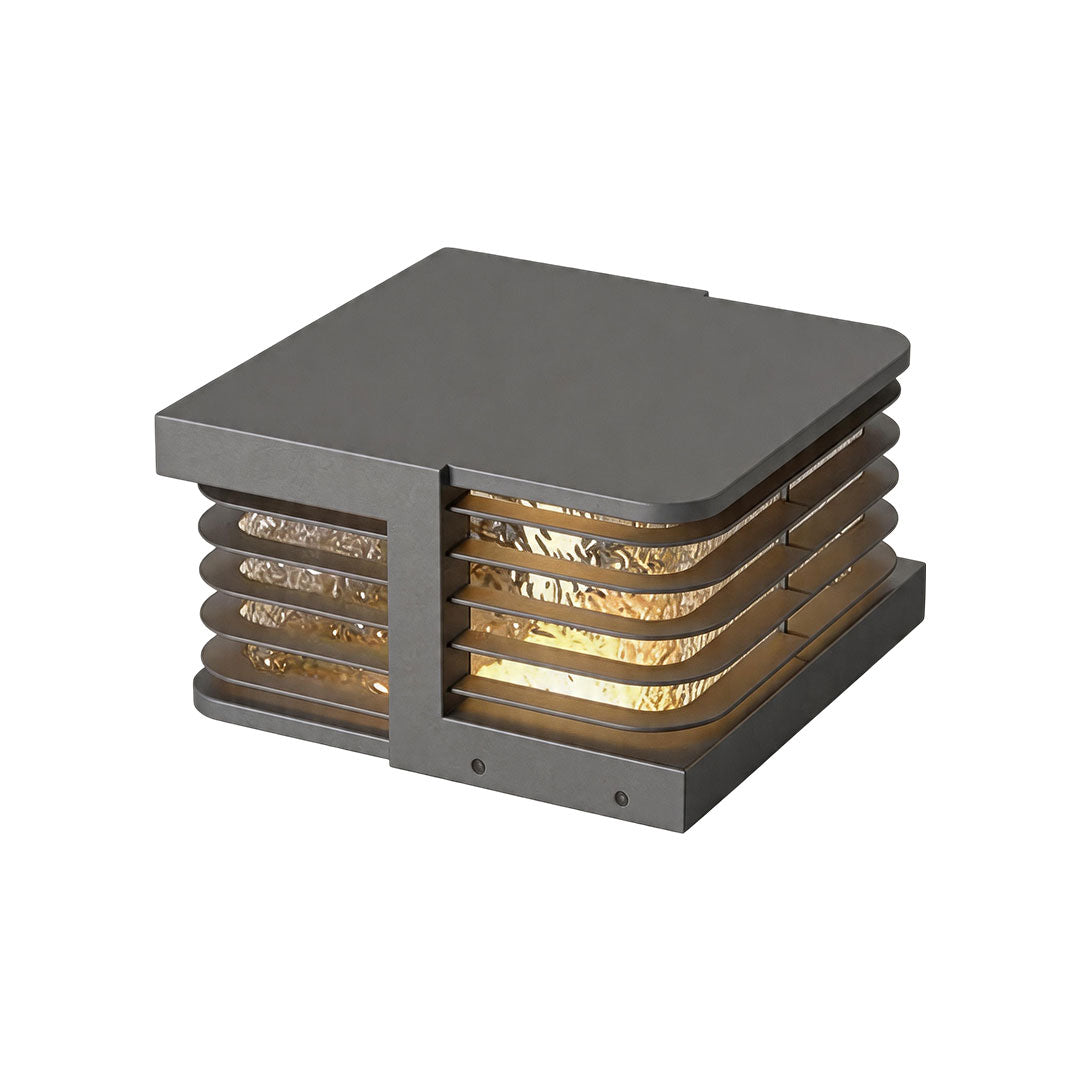 Solar Gate Pillar Lights Modern Outdoor Waterproof Light