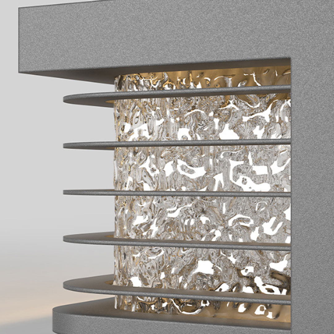Solar Gate Pillar Lights Modern Outdoor Waterproof Light
