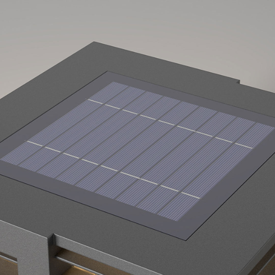 Solar Gate Pillar Lights Modern Outdoor Waterproof Light
