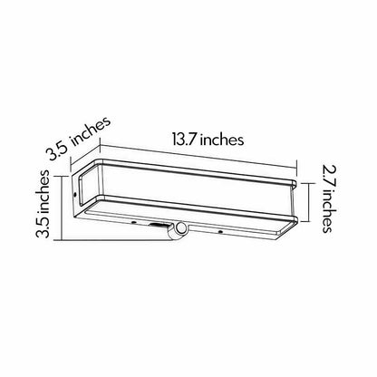 Solar Light Outdoor Wall Mount Waterproof Wall Light Sensor Lamp