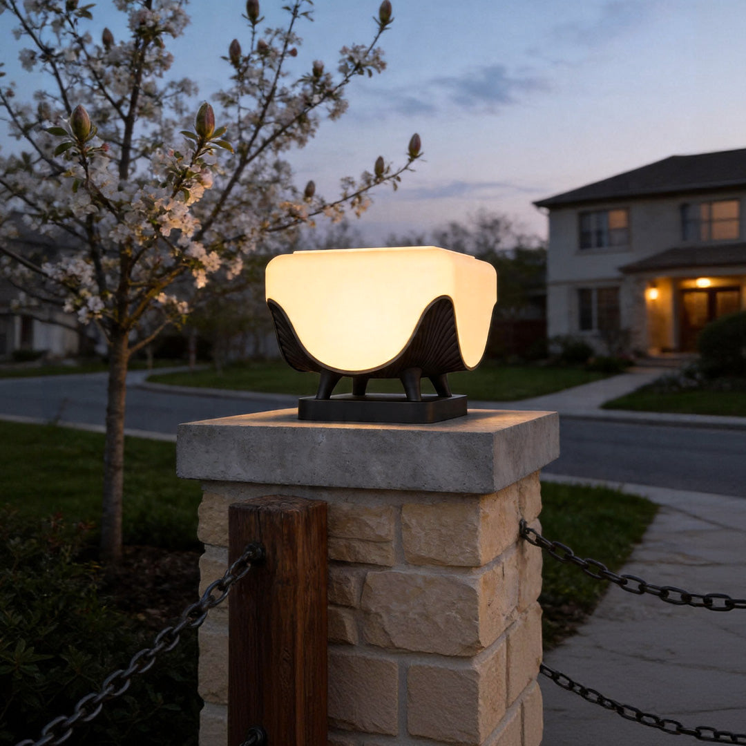 Solar Lights for Pillar Tops Modern Waterproof Gate Light