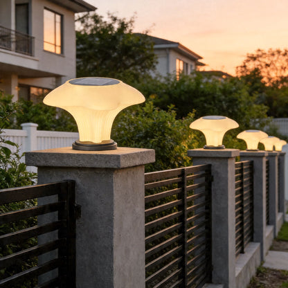 Solar Pillar Light Modern Minimalist Entryway Landscape Lamp