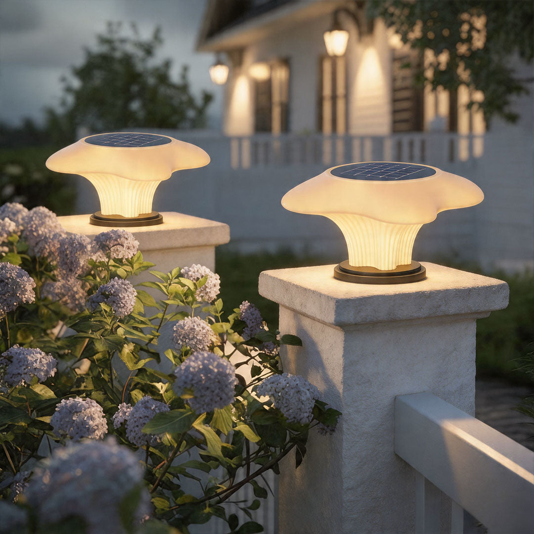 Solar Pillar Light Modern Minimalist Entryway Landscape Lamp