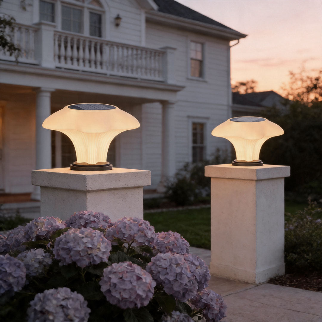 Solar Pillar Light Modern Minimalist Entryway Landscape Lamp