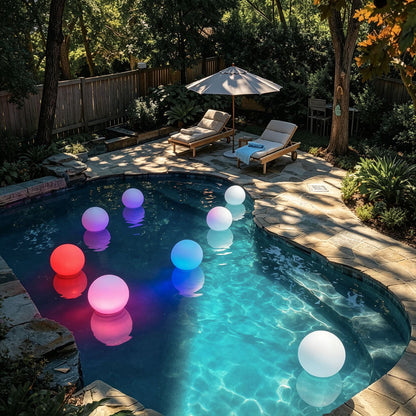 Sphere Floor Lamp LED Garden Decorative Landscape Light