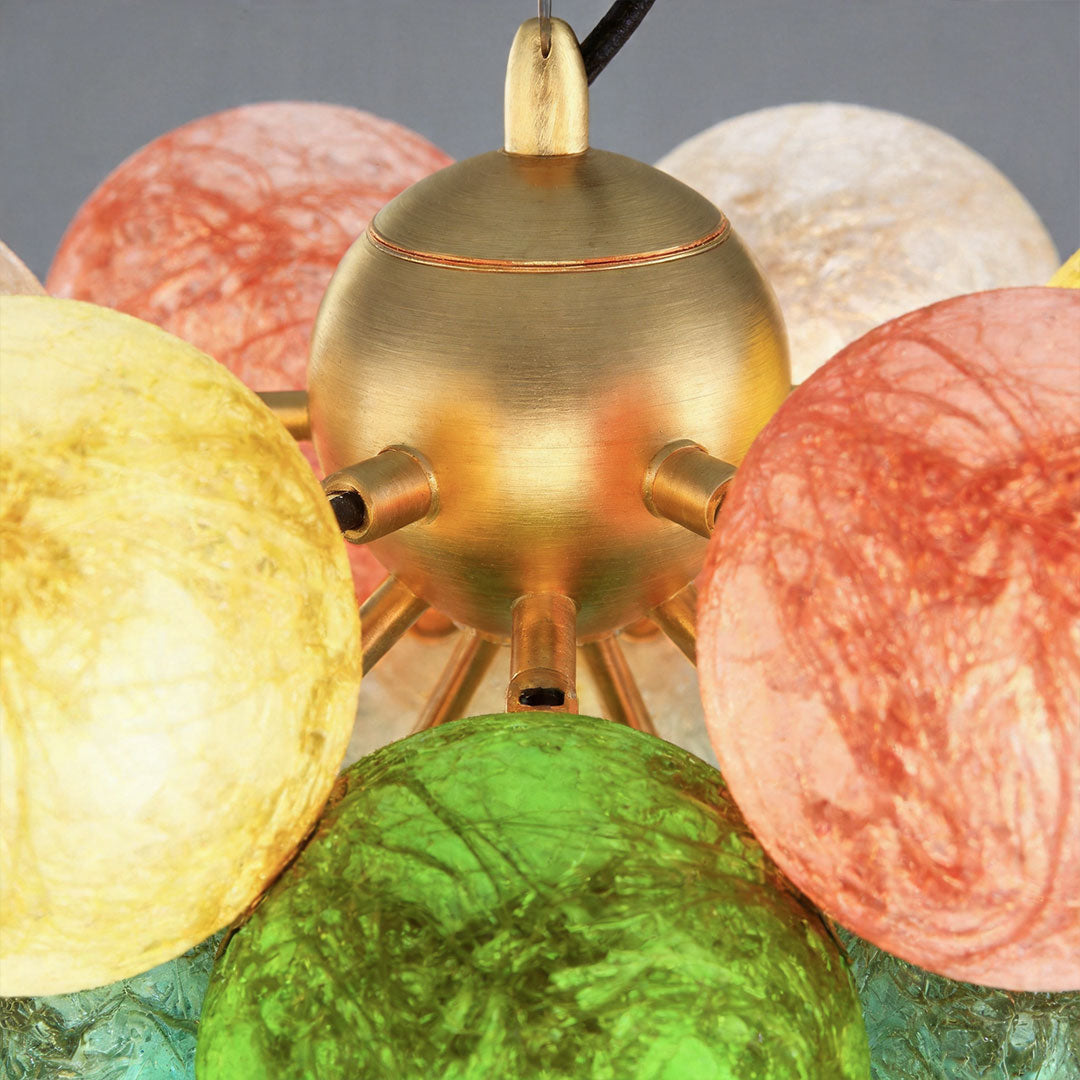 Stained Glass Chandeliers Modern Creative LED Ceiling Light