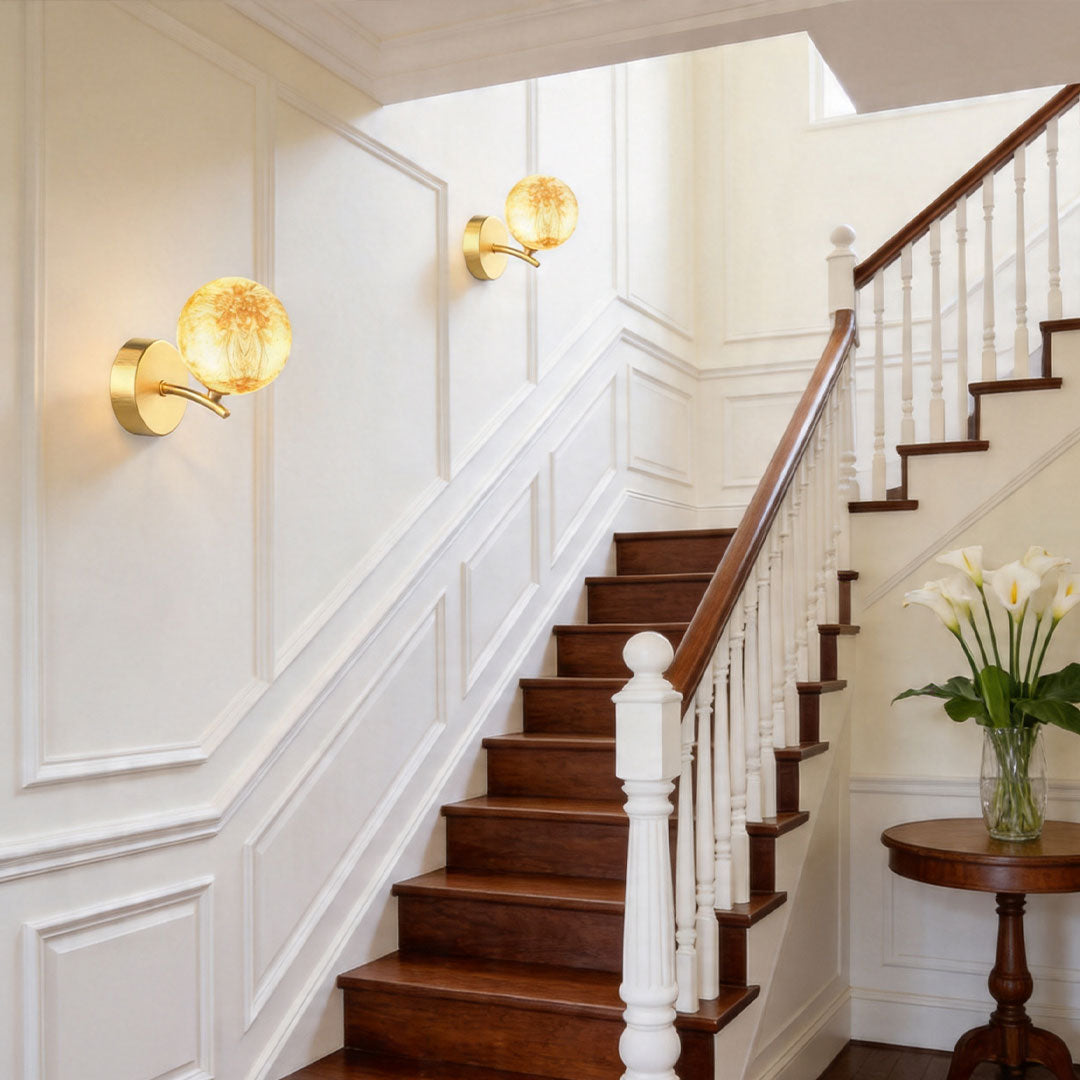 Stained Glass Wall Lights Minimalist Modern Luxury Creative Light