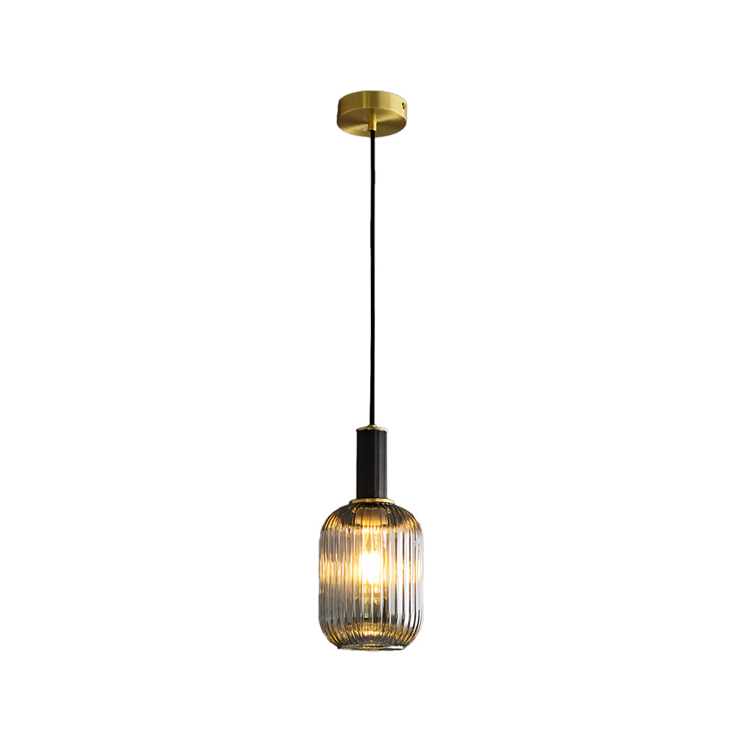 Vintage Glass Pendant Light Nordic Luxury Single Ceiling Light