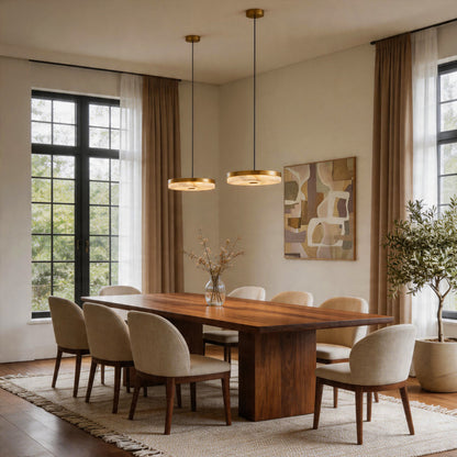 Disc Pendant Light Modern Luxury Marble Single Ceiling Light