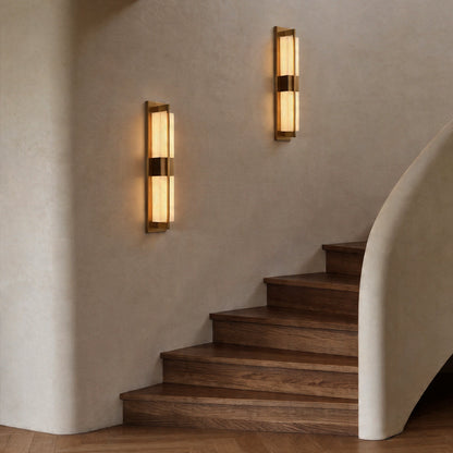Gold Wall Lighting Outdoor Waterproof Linear Metal Light