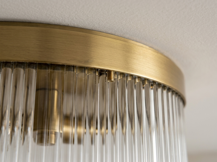 Vesper Ribbed Flushmount