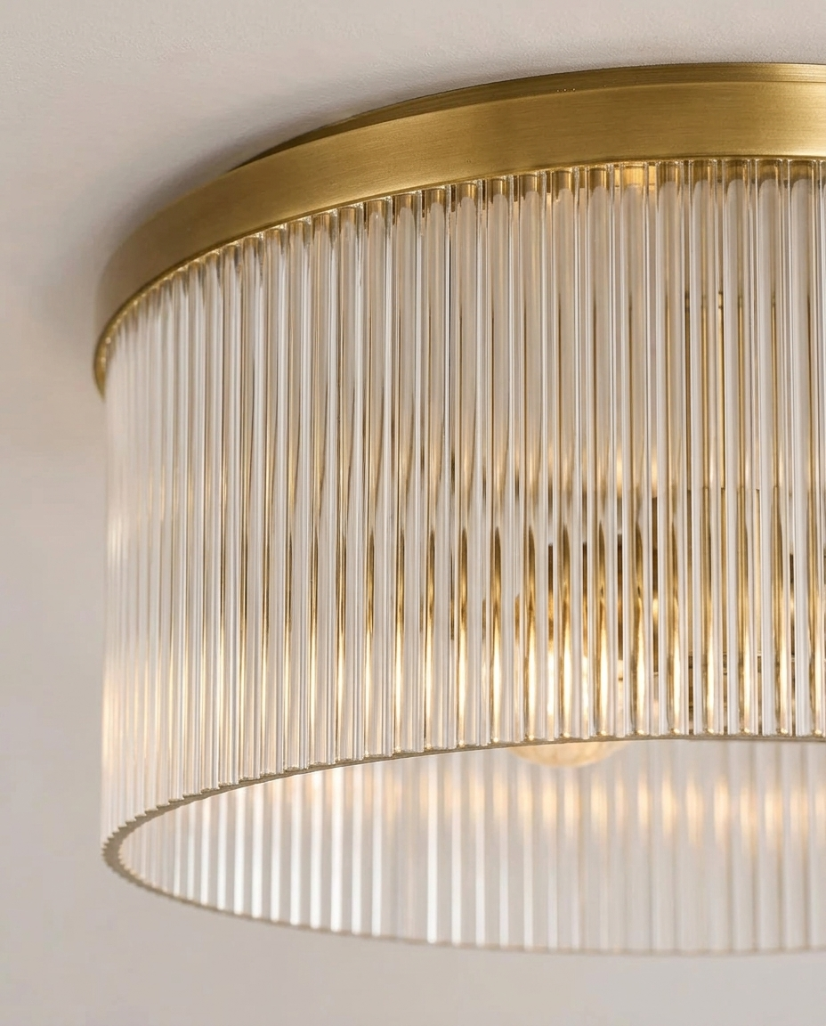 Vesper Ribbed Flushmount